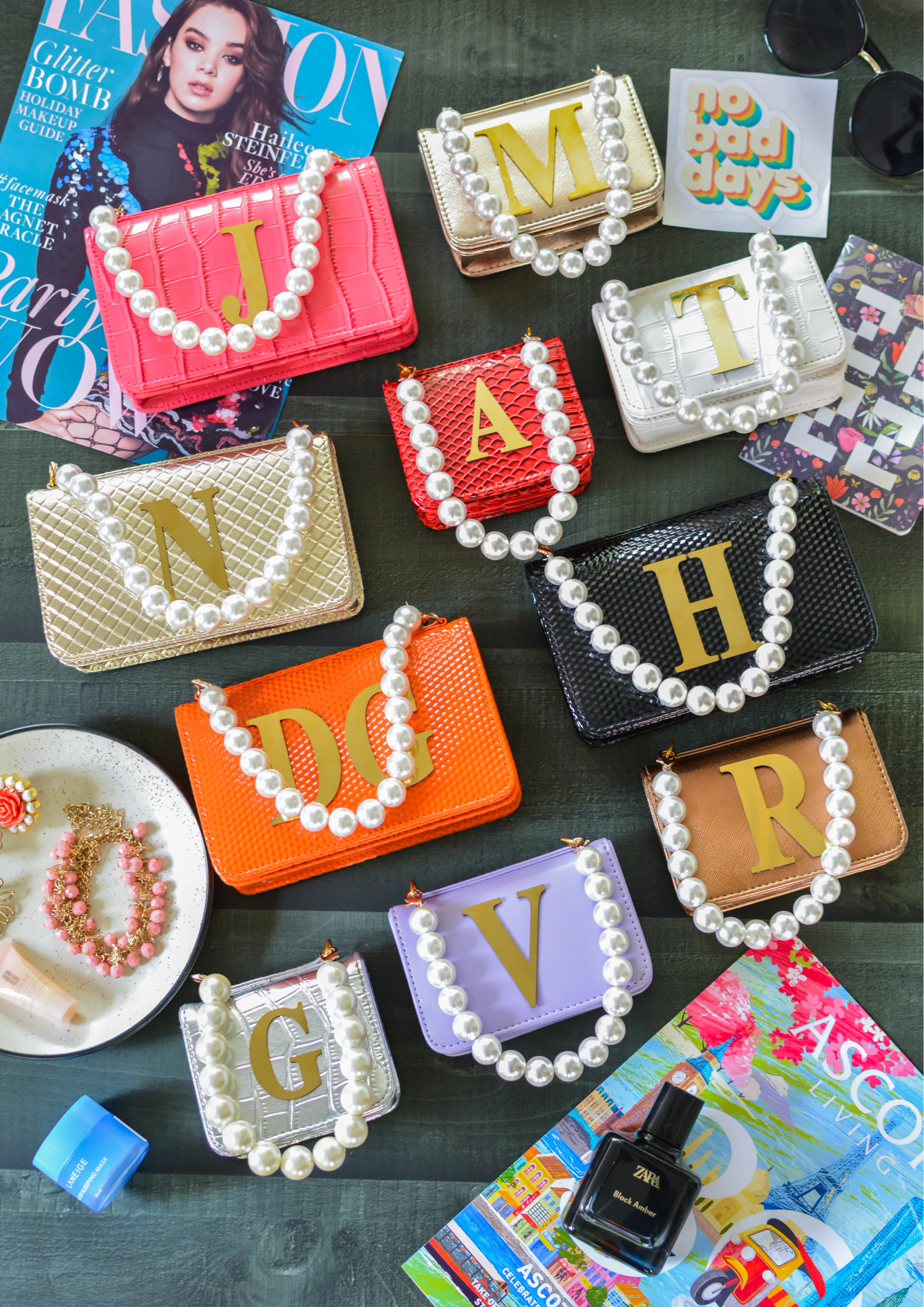 Monogram waist bags cum sling