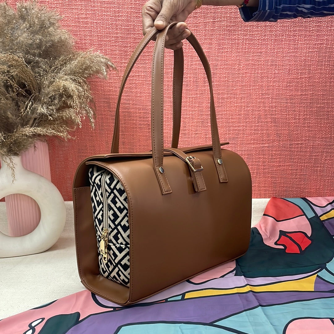 Brown TShape Leera 12inch