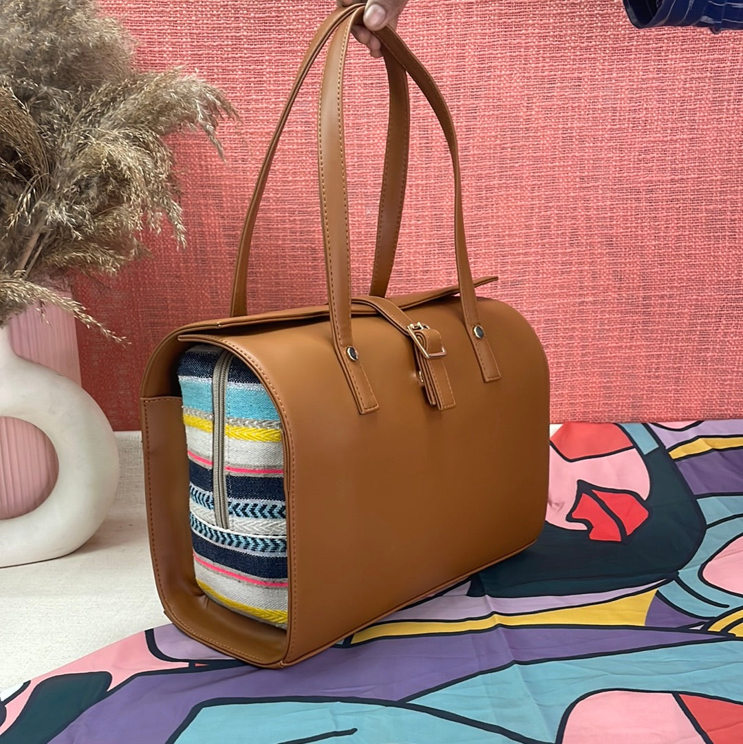 Tan Vibrant Leera 16inch Bag