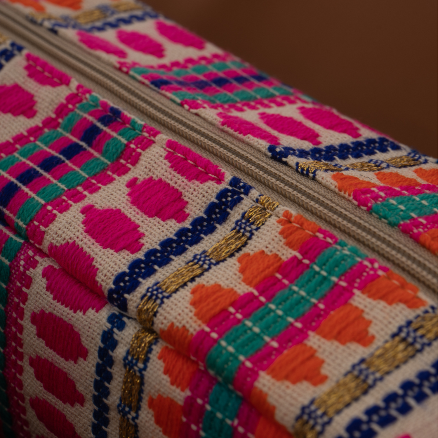 Tan Pink Bullet Leera 14inch Bag