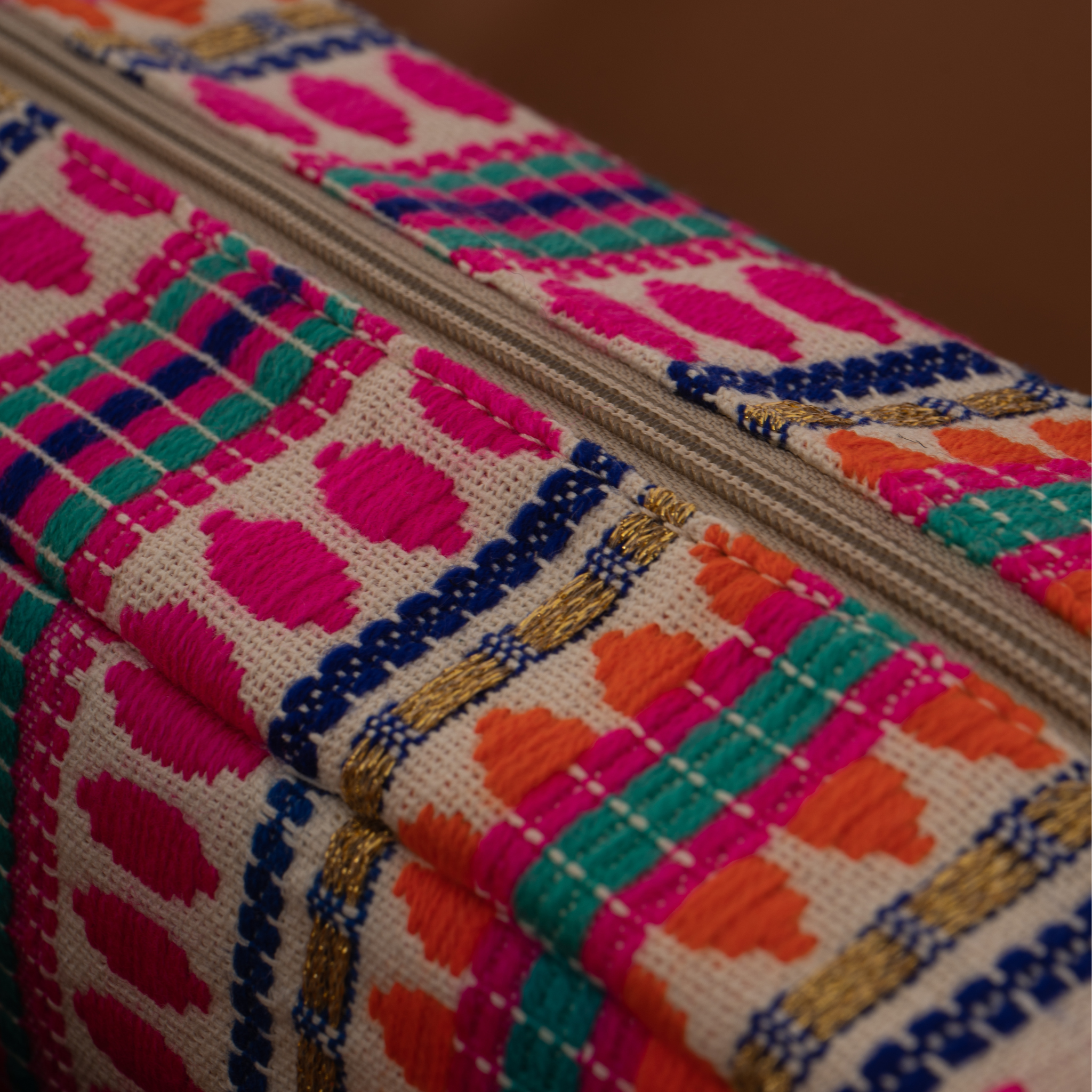 Tan Pink Bullet Leera 14inch Bag