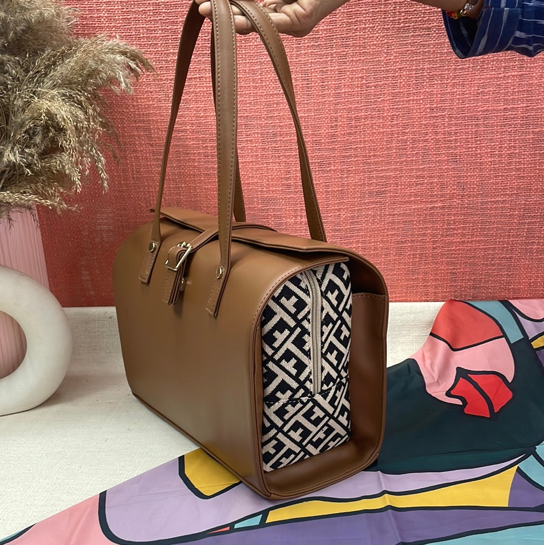 Brown TShape Leera 12inch