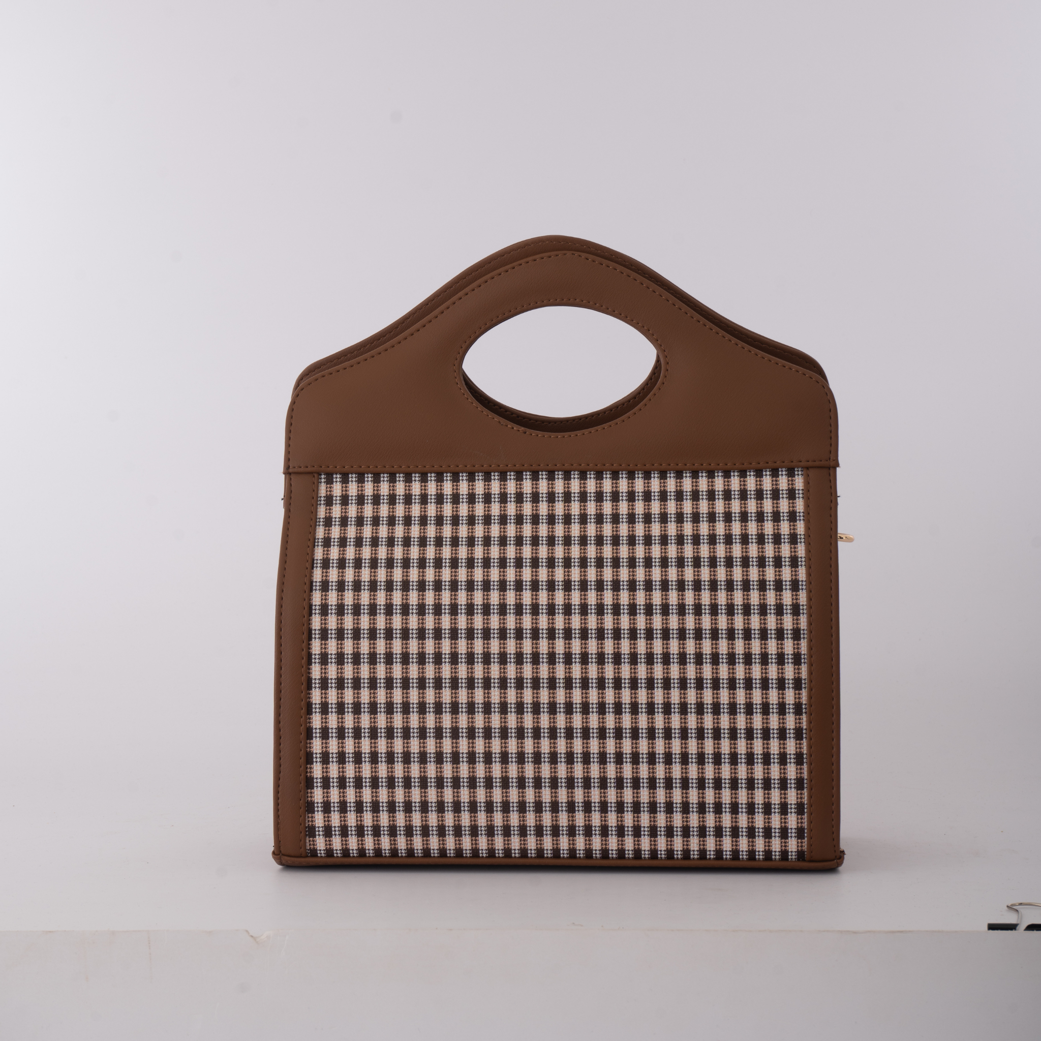 The Boyyy Bag - In Brown Checks