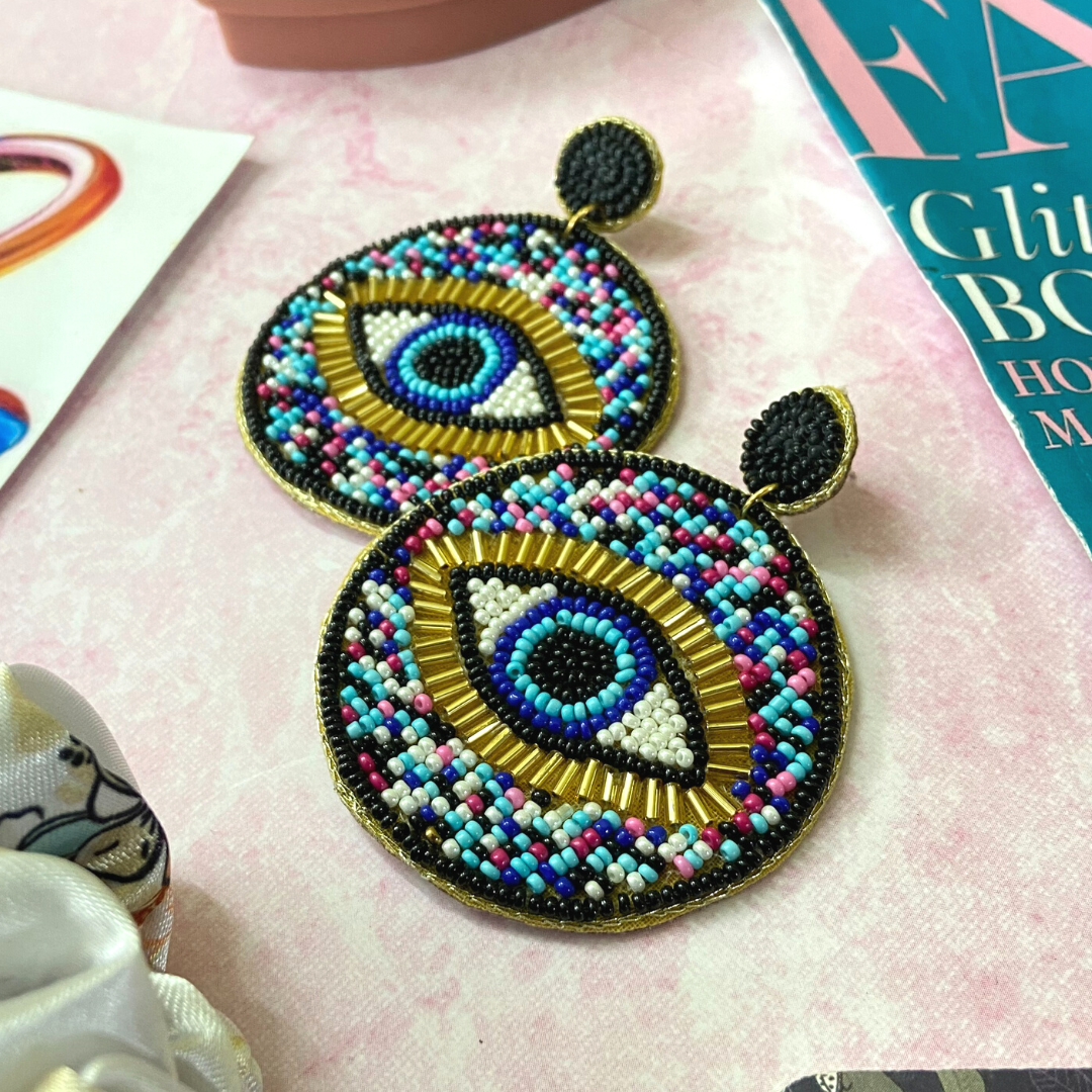 Evil Eye Multi-color Earrings