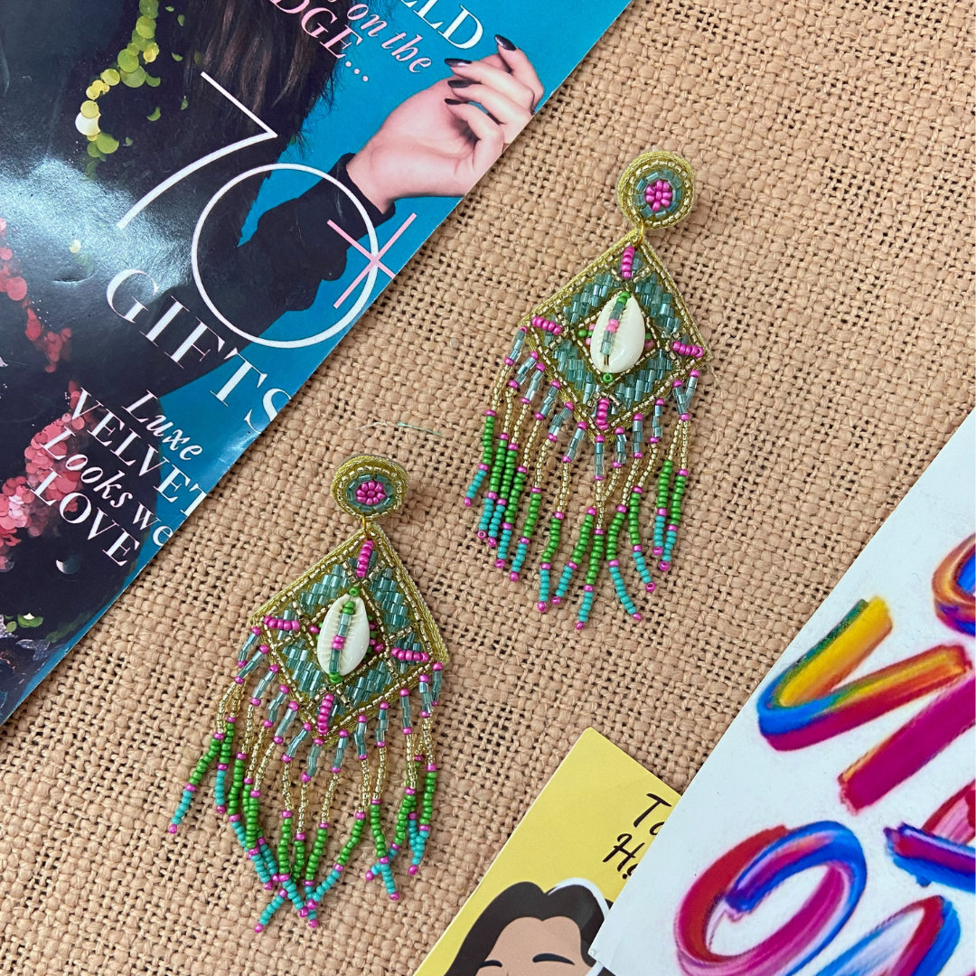 Fusion Fantasia Tasseled Earrings