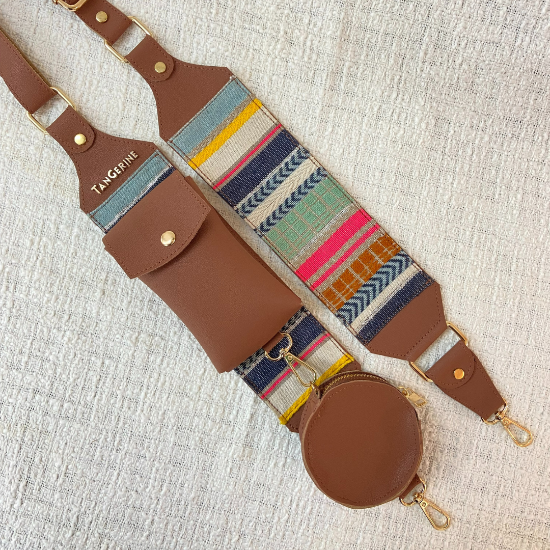 Tan Vibrant Pochette only Belt