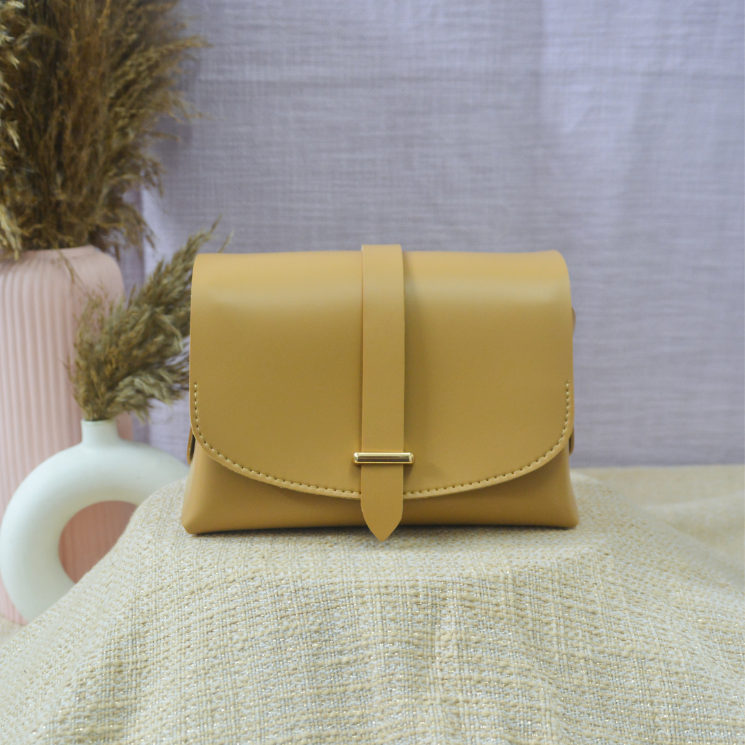 Beige Eva Bag with Multi-color Belt + Mini Wallet