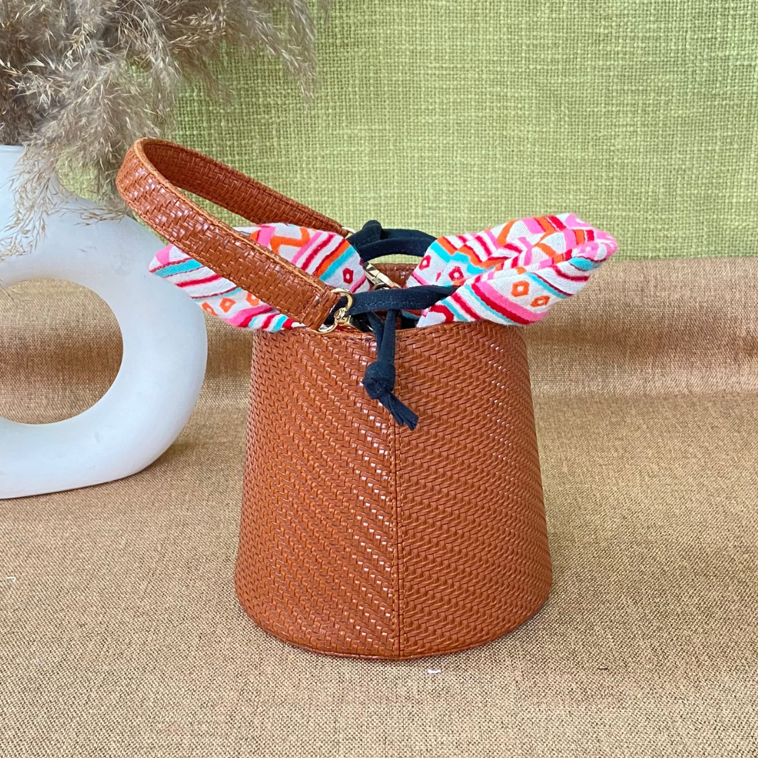 Tan Bucket Bag