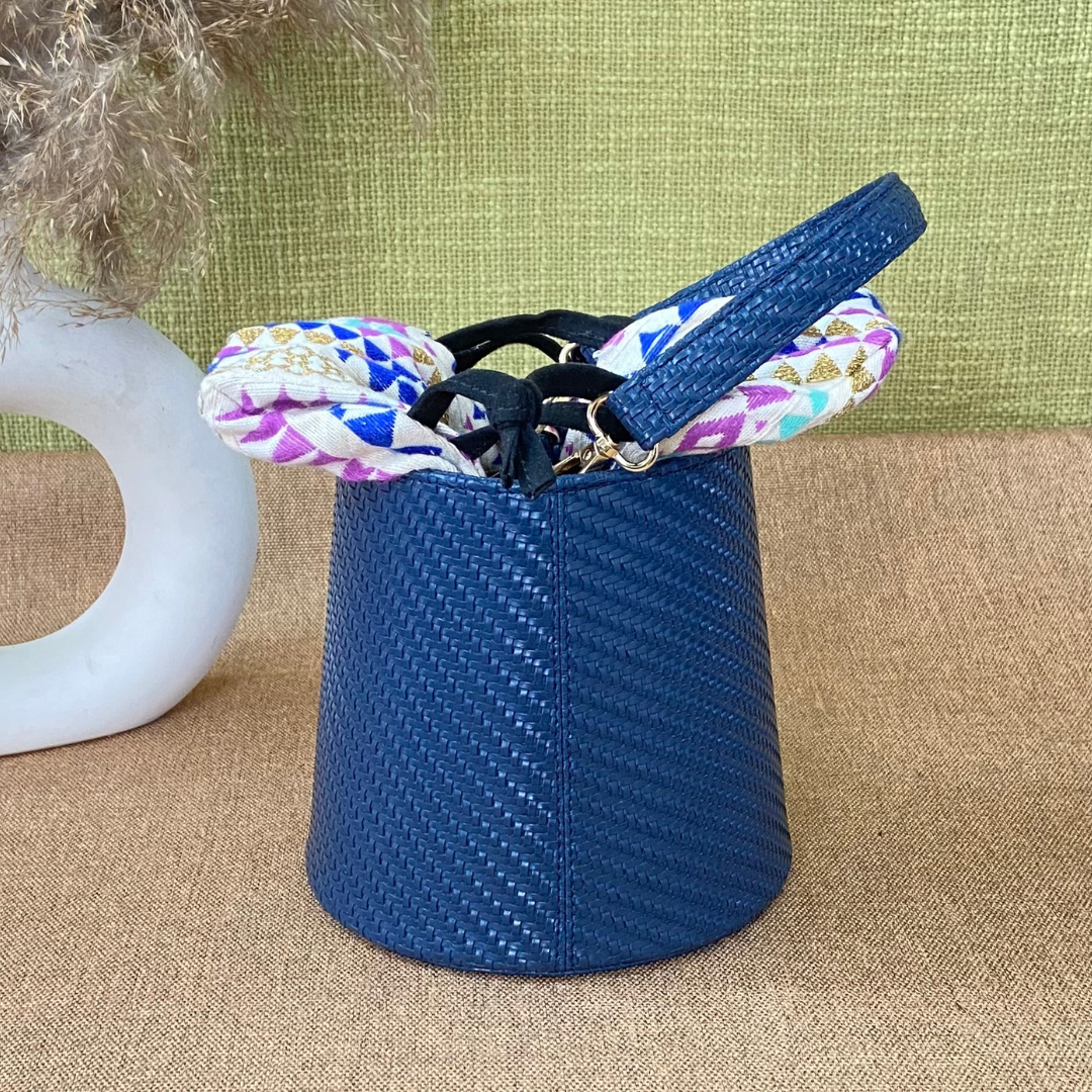 Blue Bucket Bag