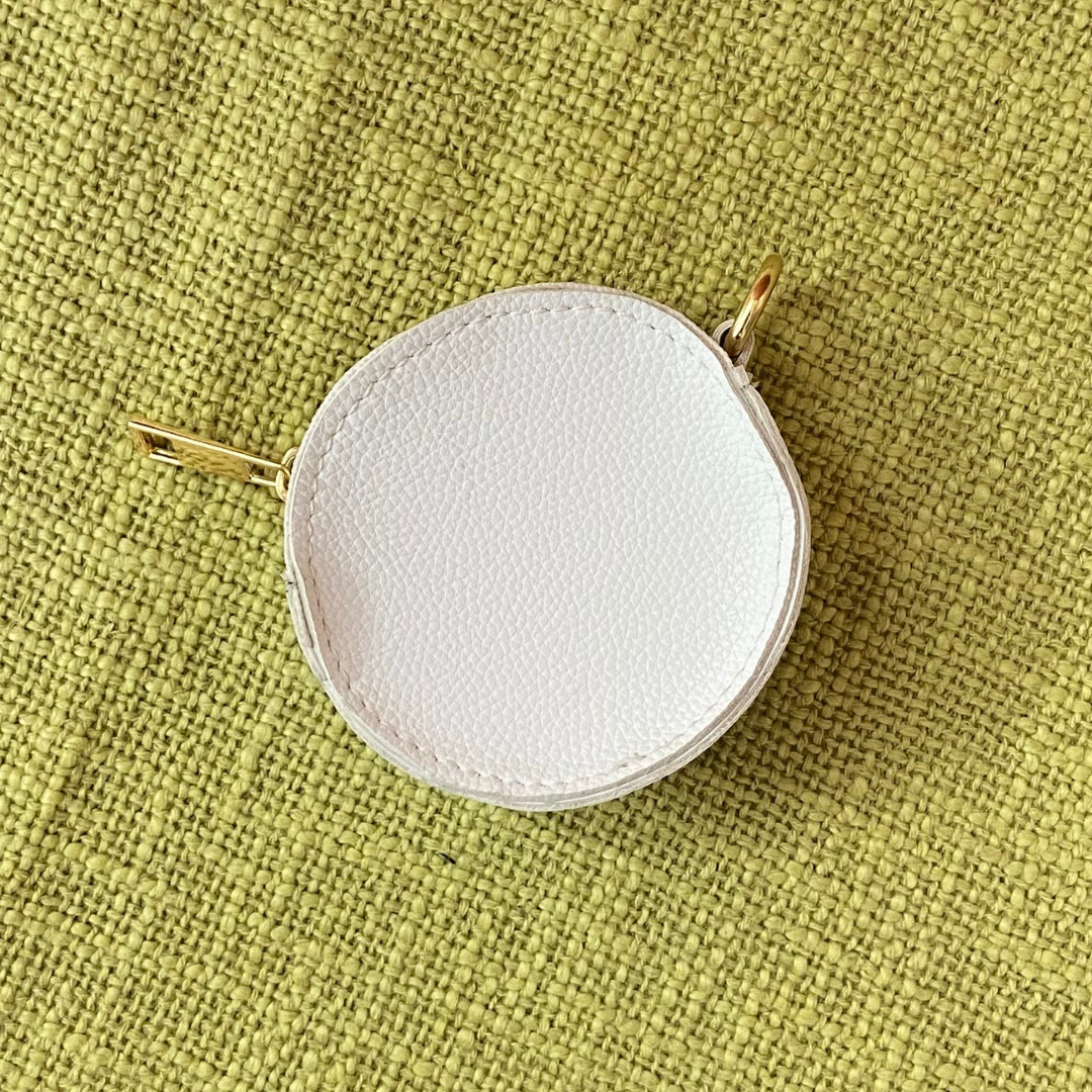 White Plain Pochette Belt with Phone Case