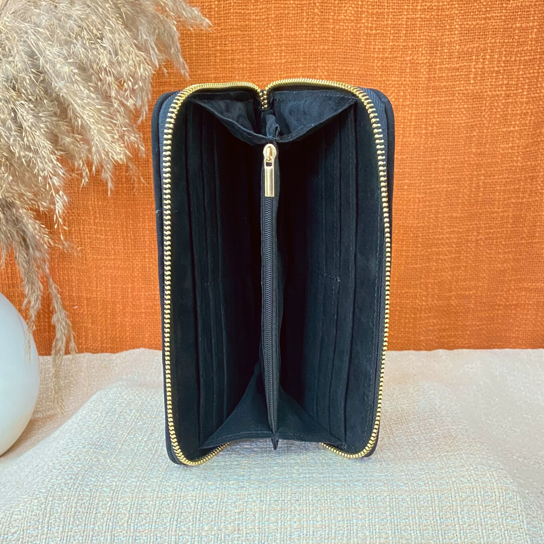 Black Aztec Big Wallet