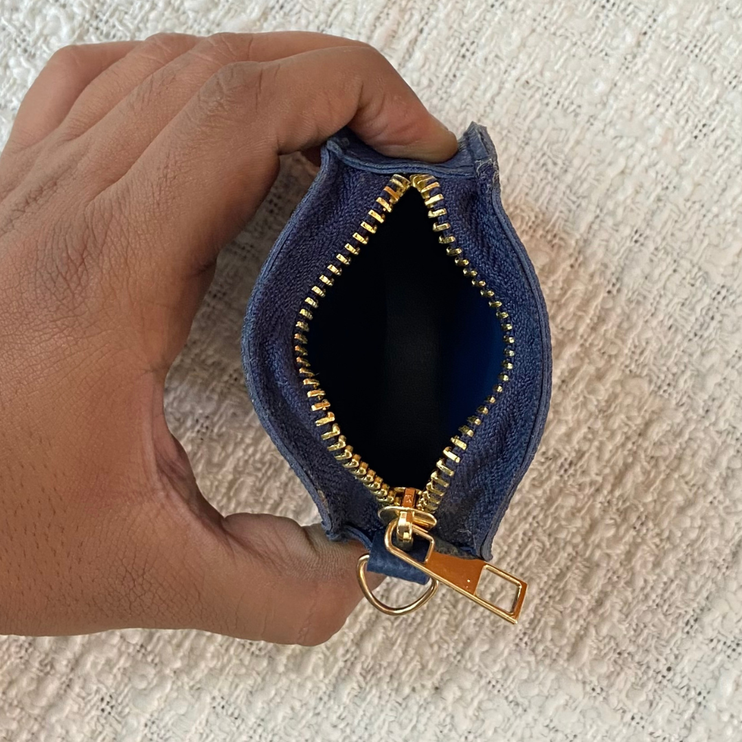 Blue Eva + Blue Plain Pochette Belt with Phone Case