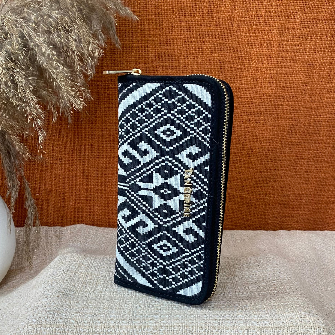 Black Aztec Big Wallet