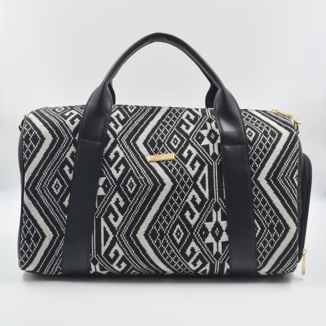Black Aztec Duffle Bag