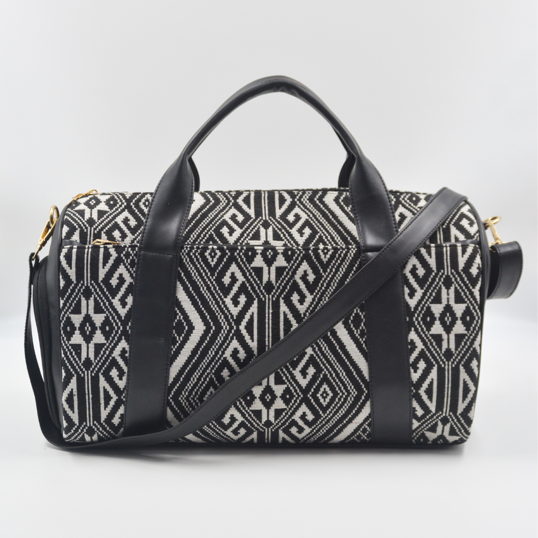 Black Aztec Duffle Bag