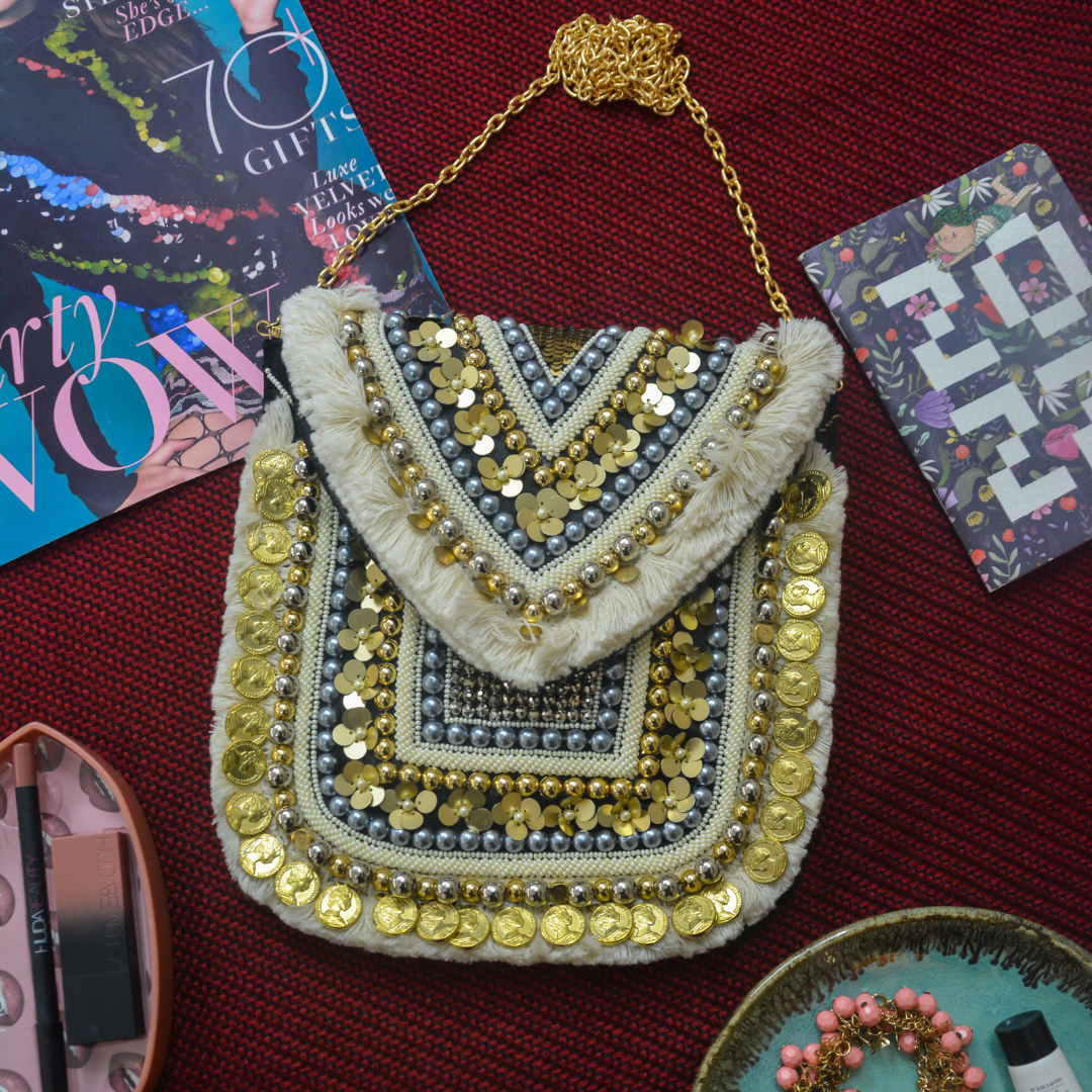 Black Boho Sling Small