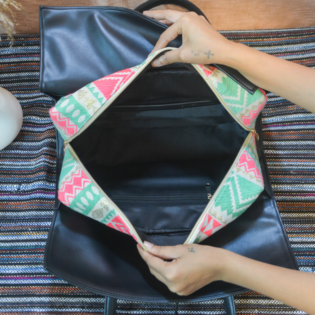 Black with Neon Leera 16inch Bag