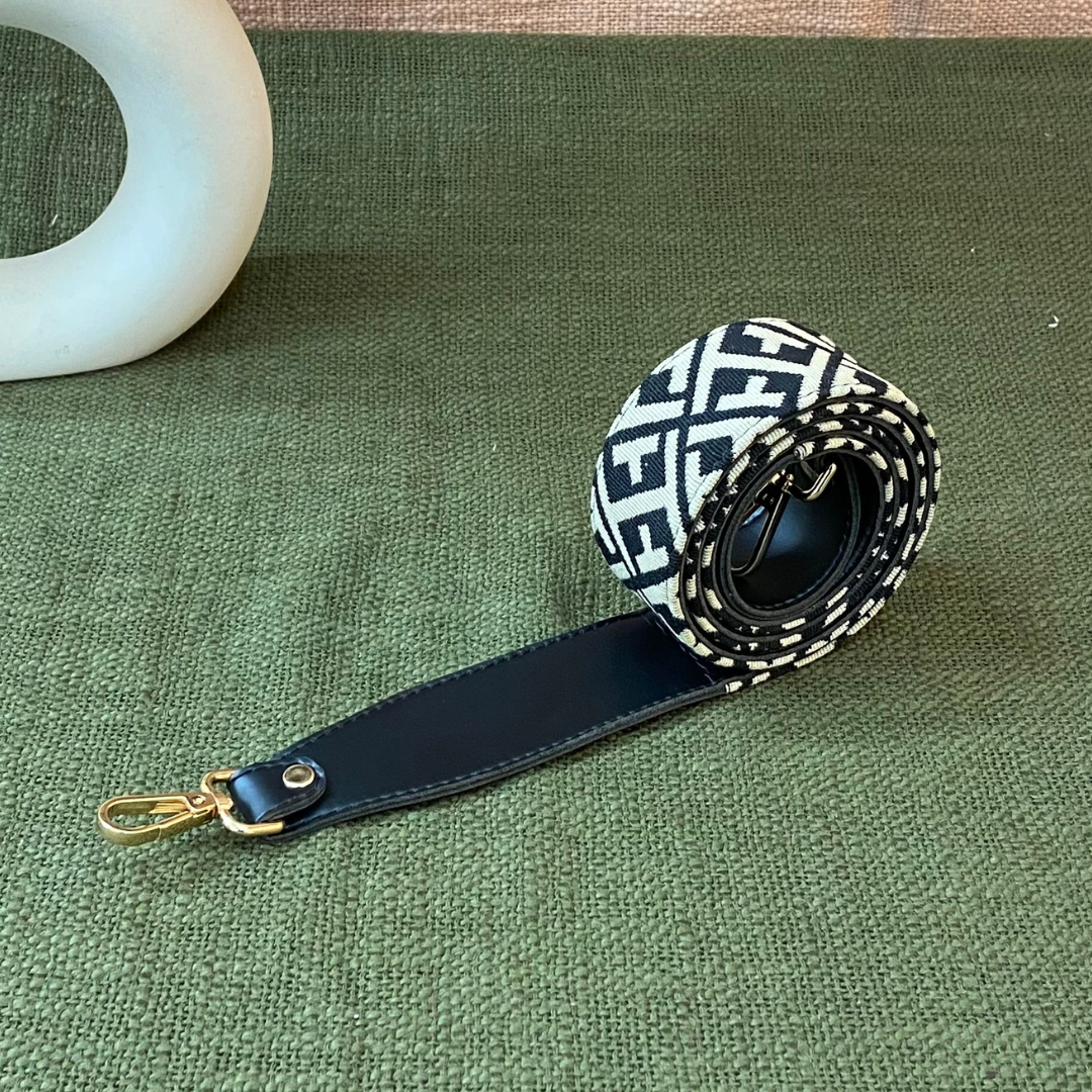 Black T-Shape Shoulder Strap