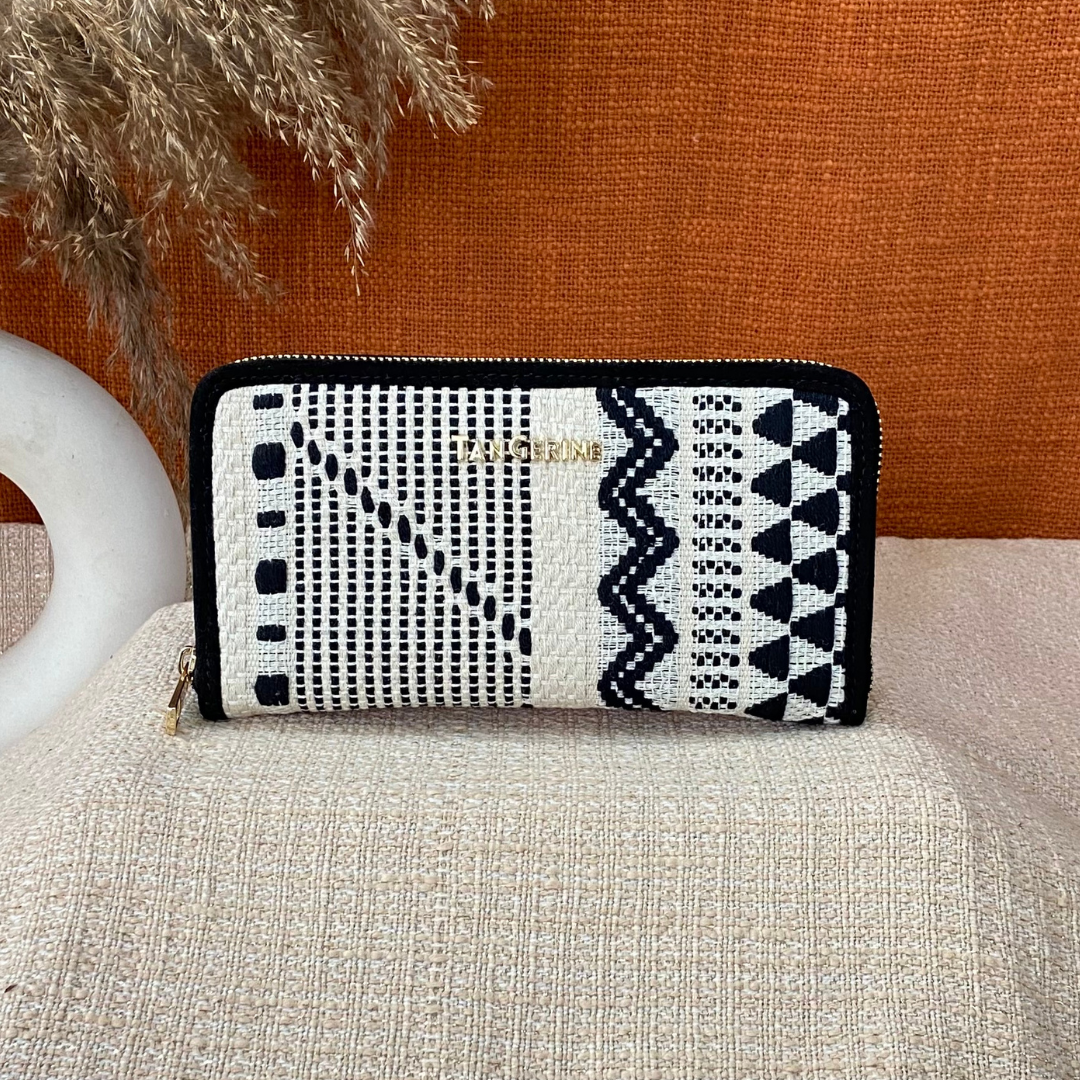 Black & White Tribal Big Wallet