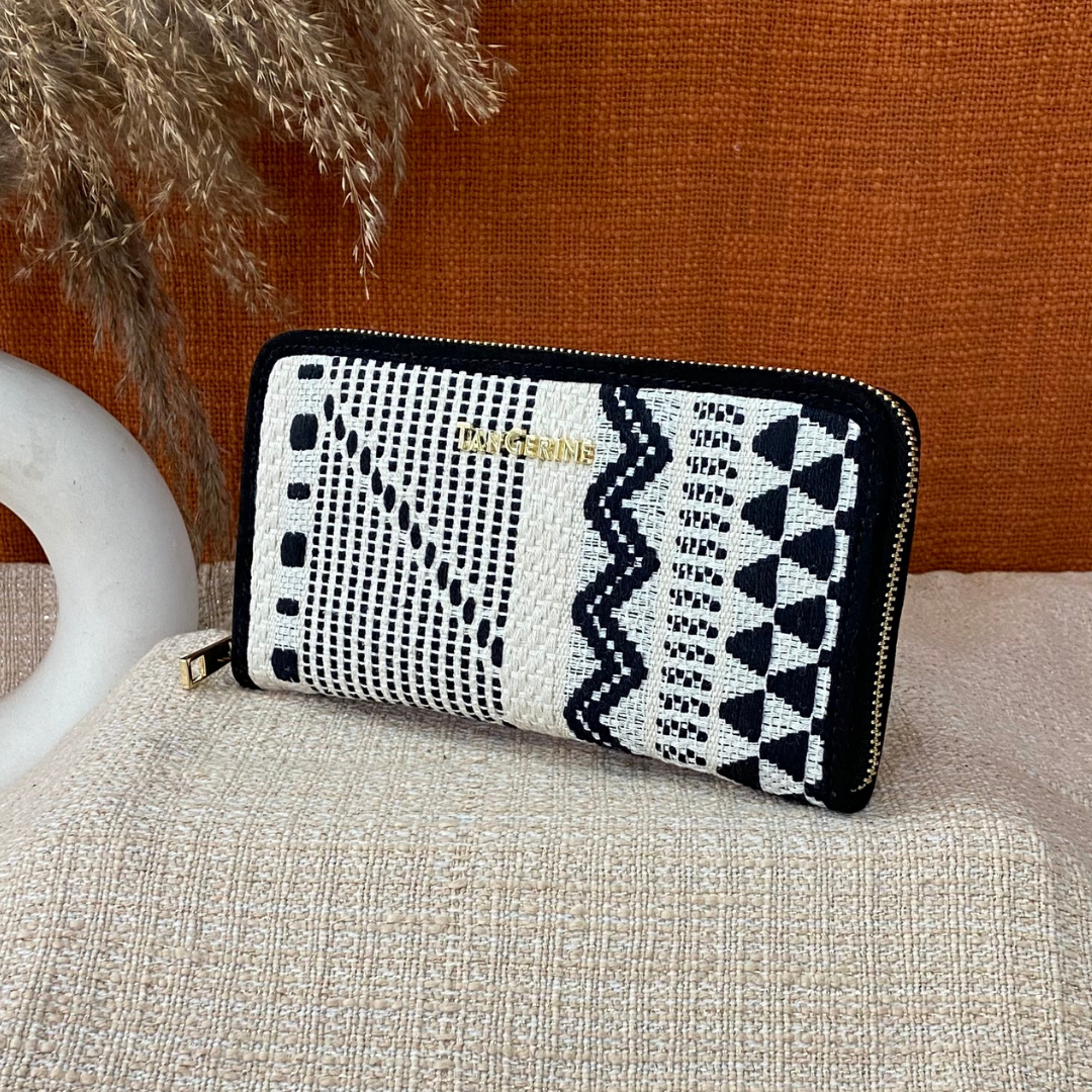 Black & White Tribal Big Wallet