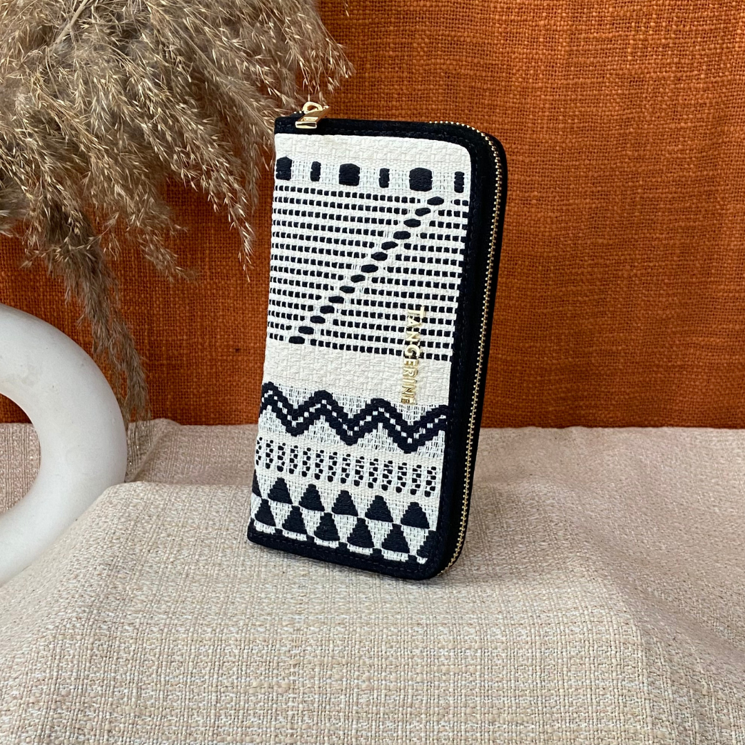 Black & White Tribal Big Wallet
