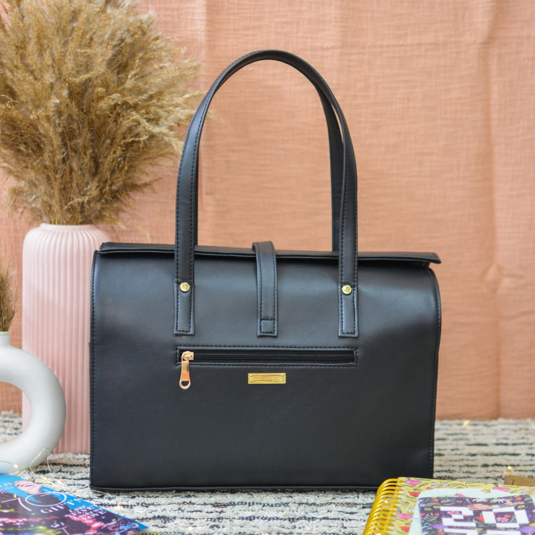 Black With Green Swede Leera 16inch Bag