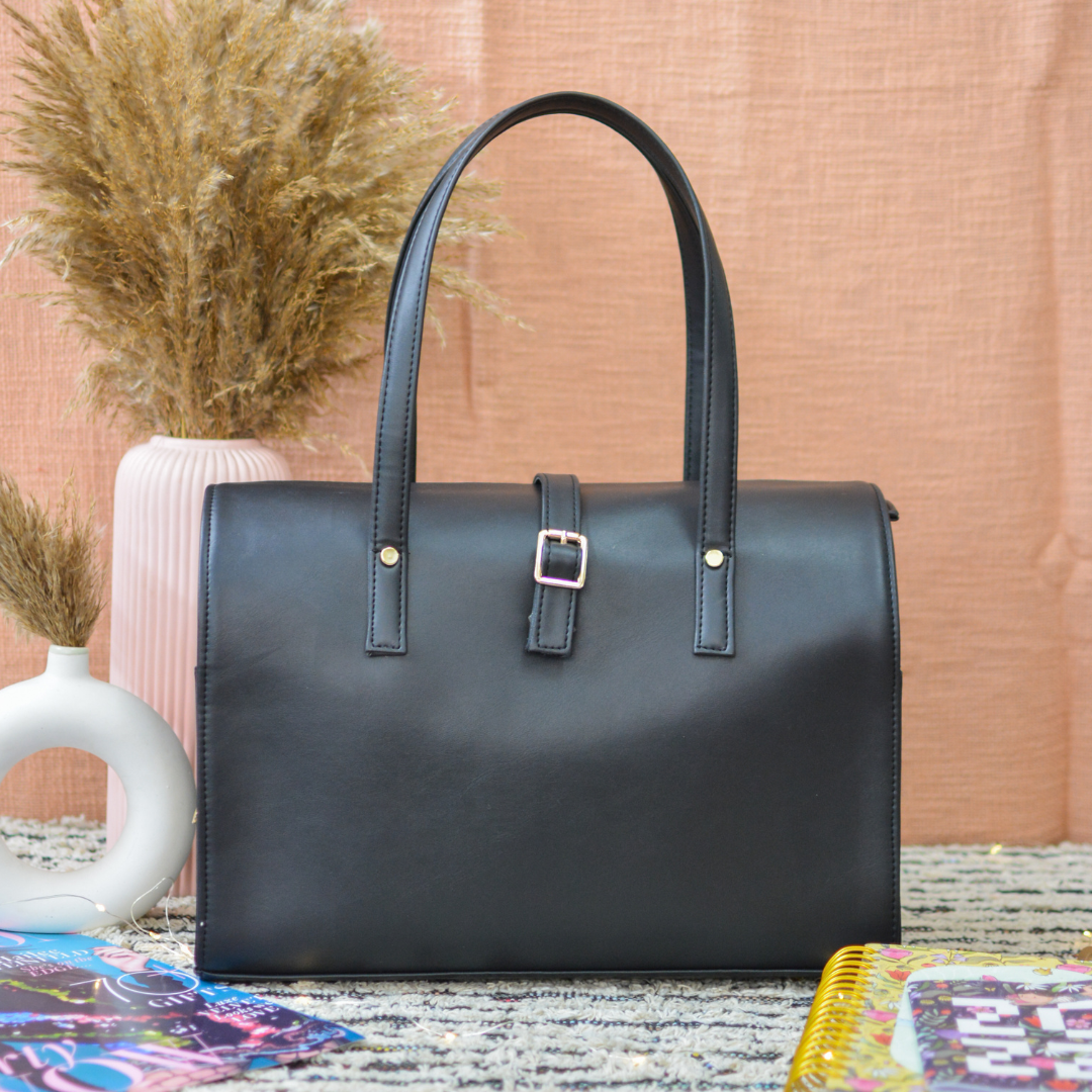 Black With Green Swede Leera 16inch Bag