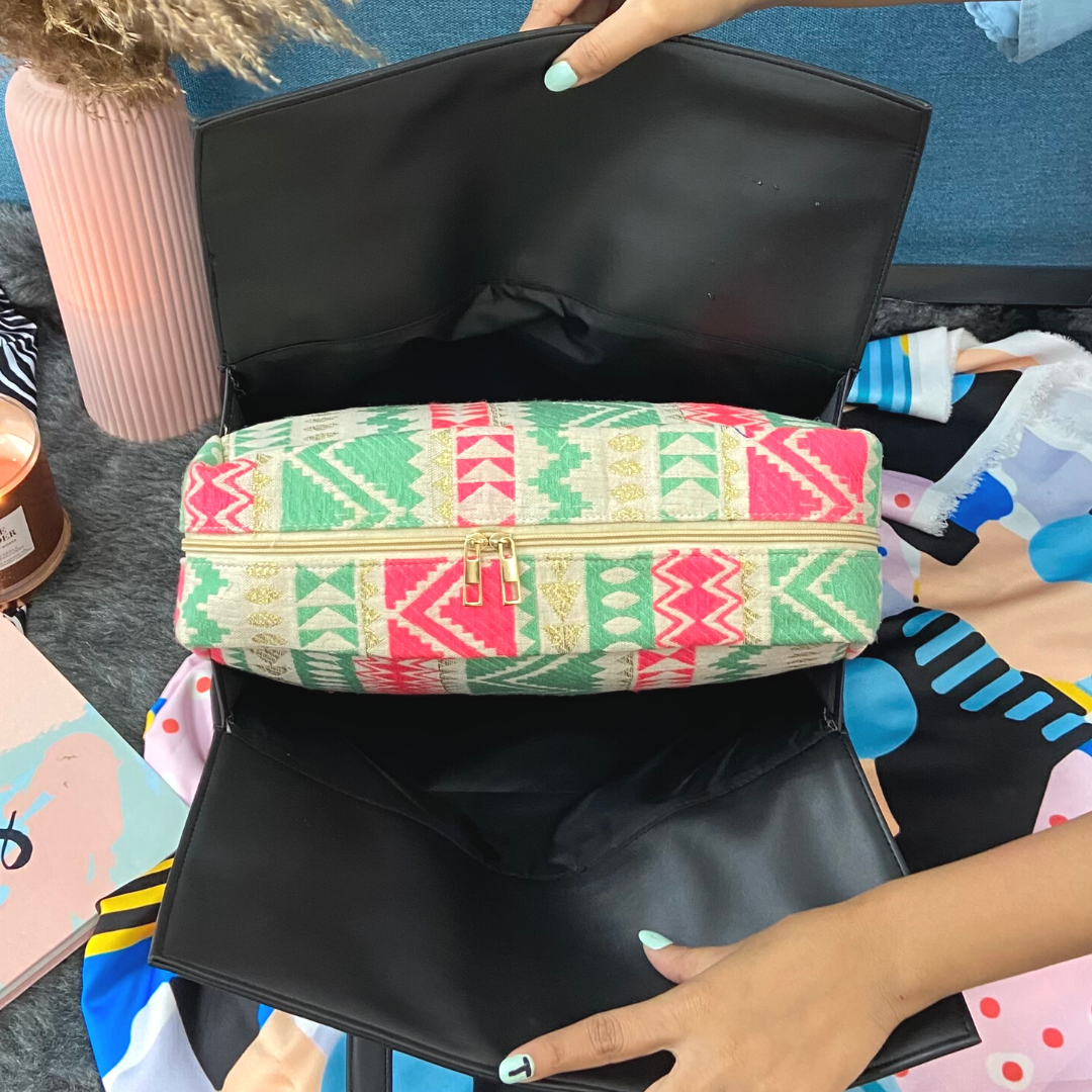 Black with Neon Leera 14inch Bag