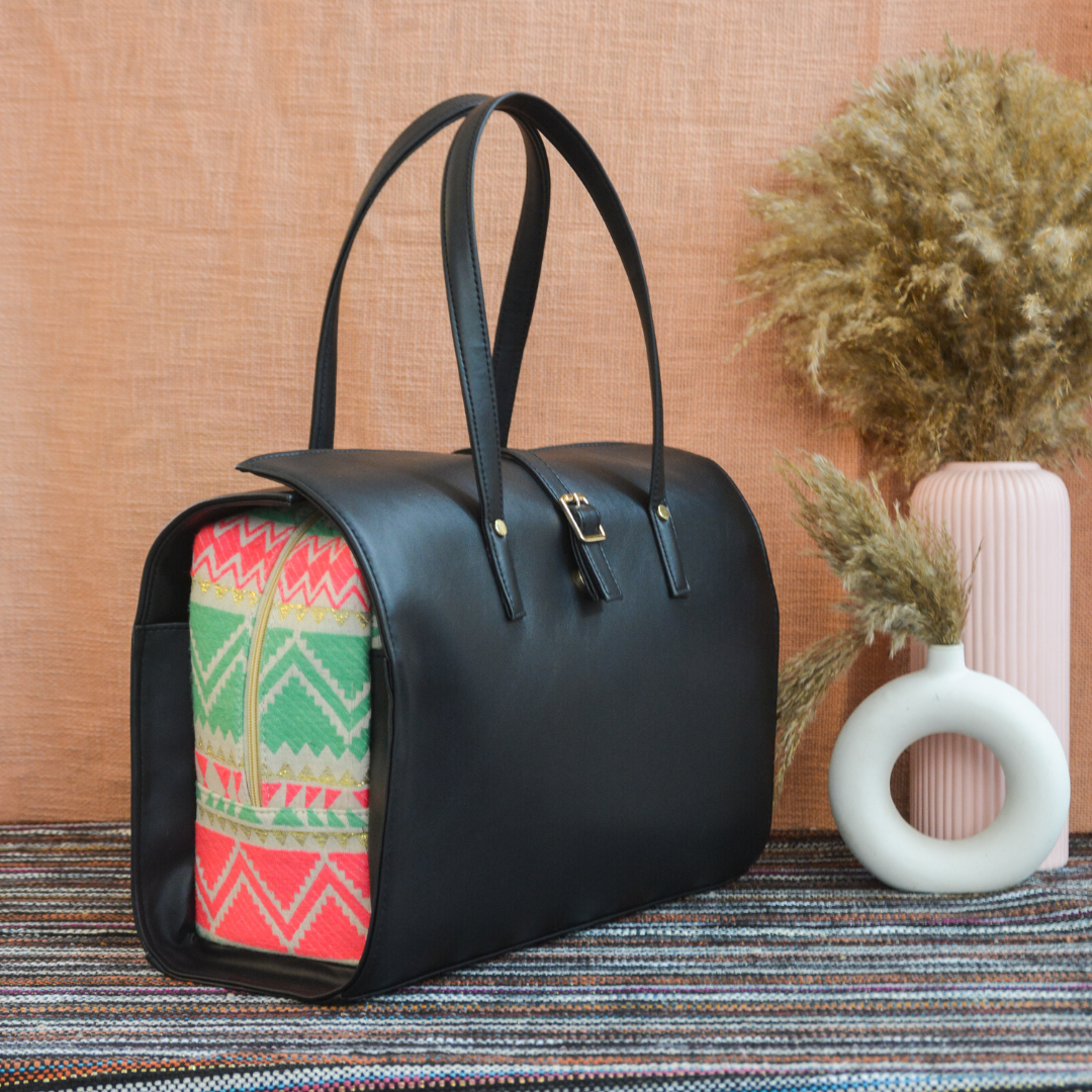 Black with Neon Leera 16inch Bag