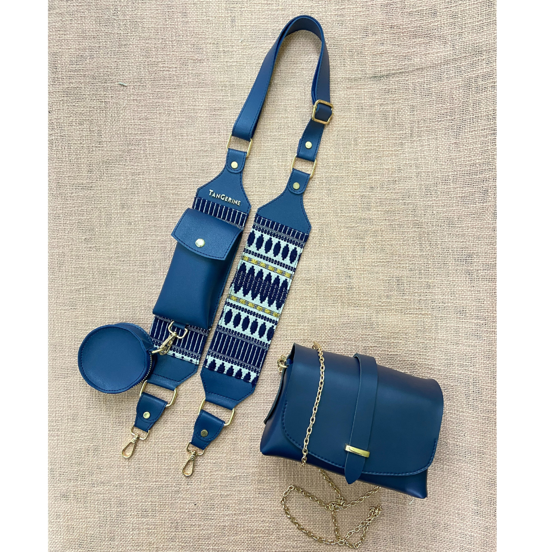 Blue Eva + Blue Bullet Pochette Belt
