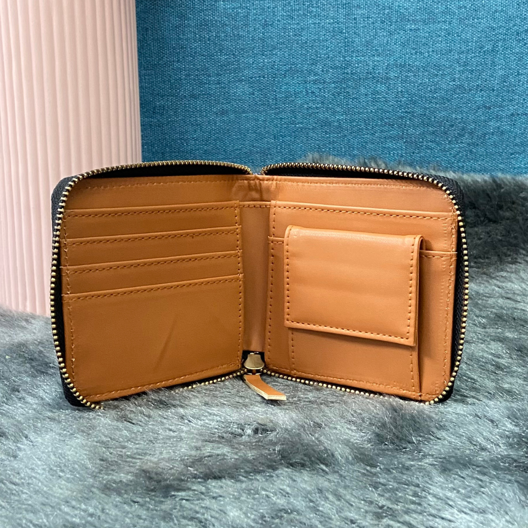 Blue Denim Mini Wallet