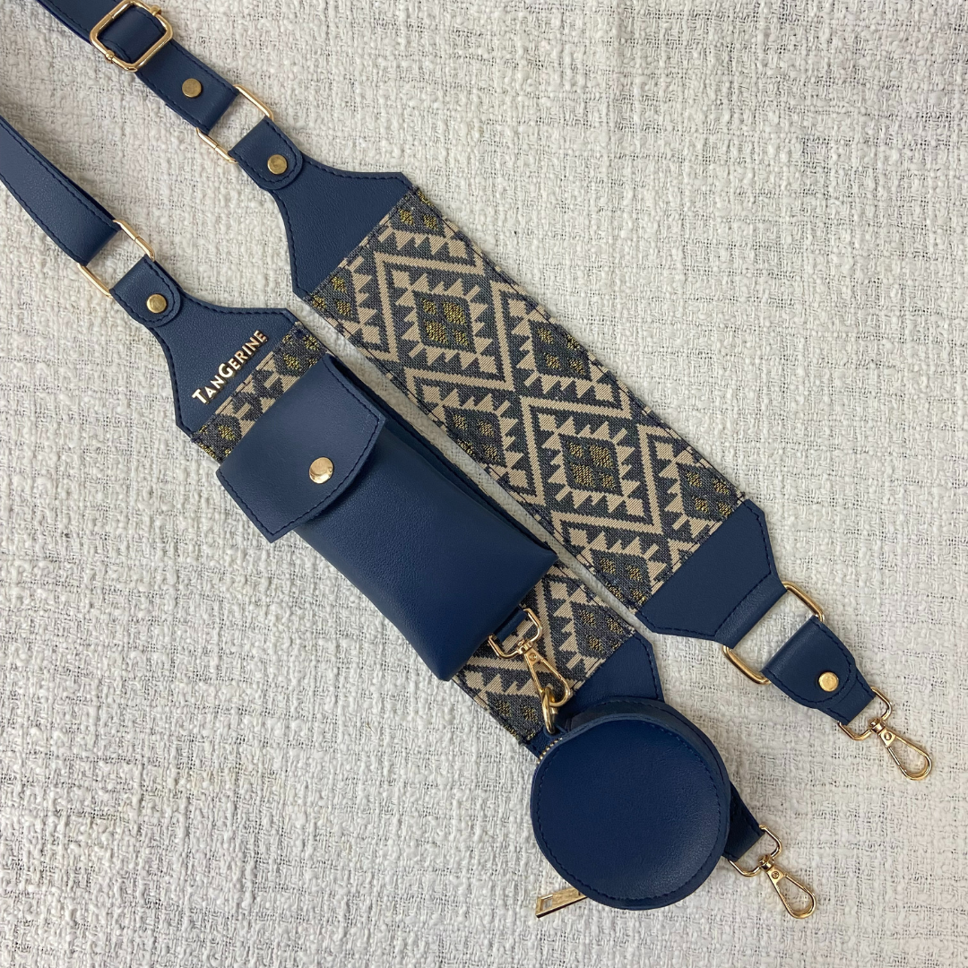 Blue Light Black Diamond  Pochette Belt only