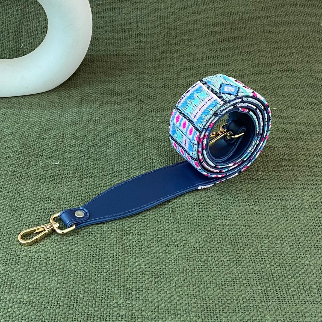 Blue Purple Pop Shoulder Strap