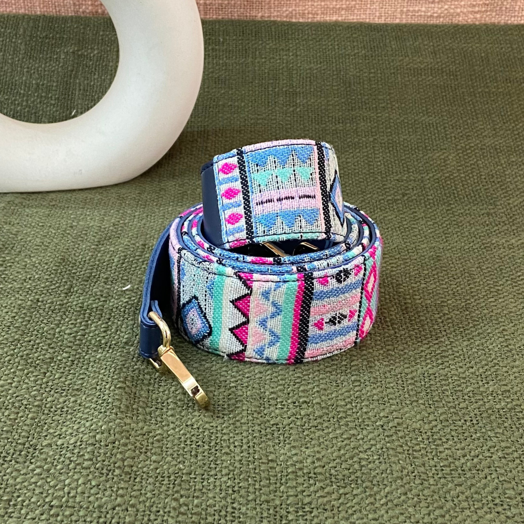 Blue Purple Pop Shoulder Strap