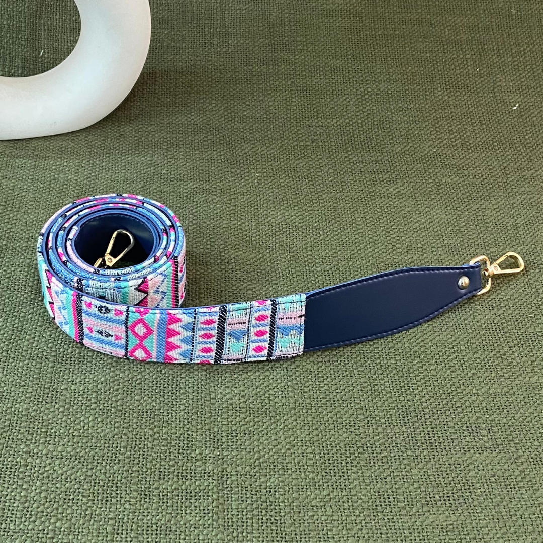 Blue Purple Pop Shoulder Strap
