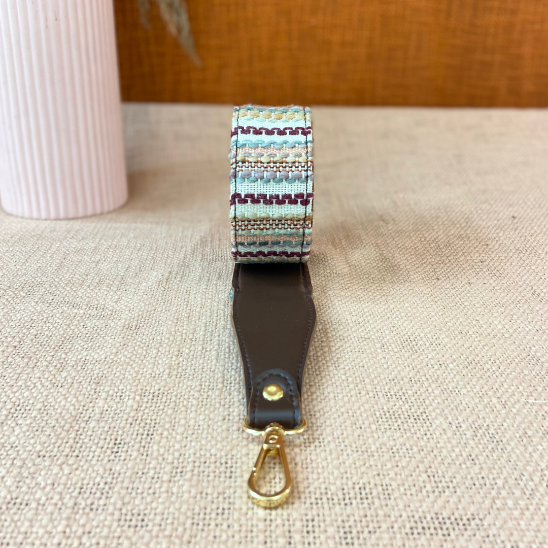 Brown Red Tribal Shoulder Strap