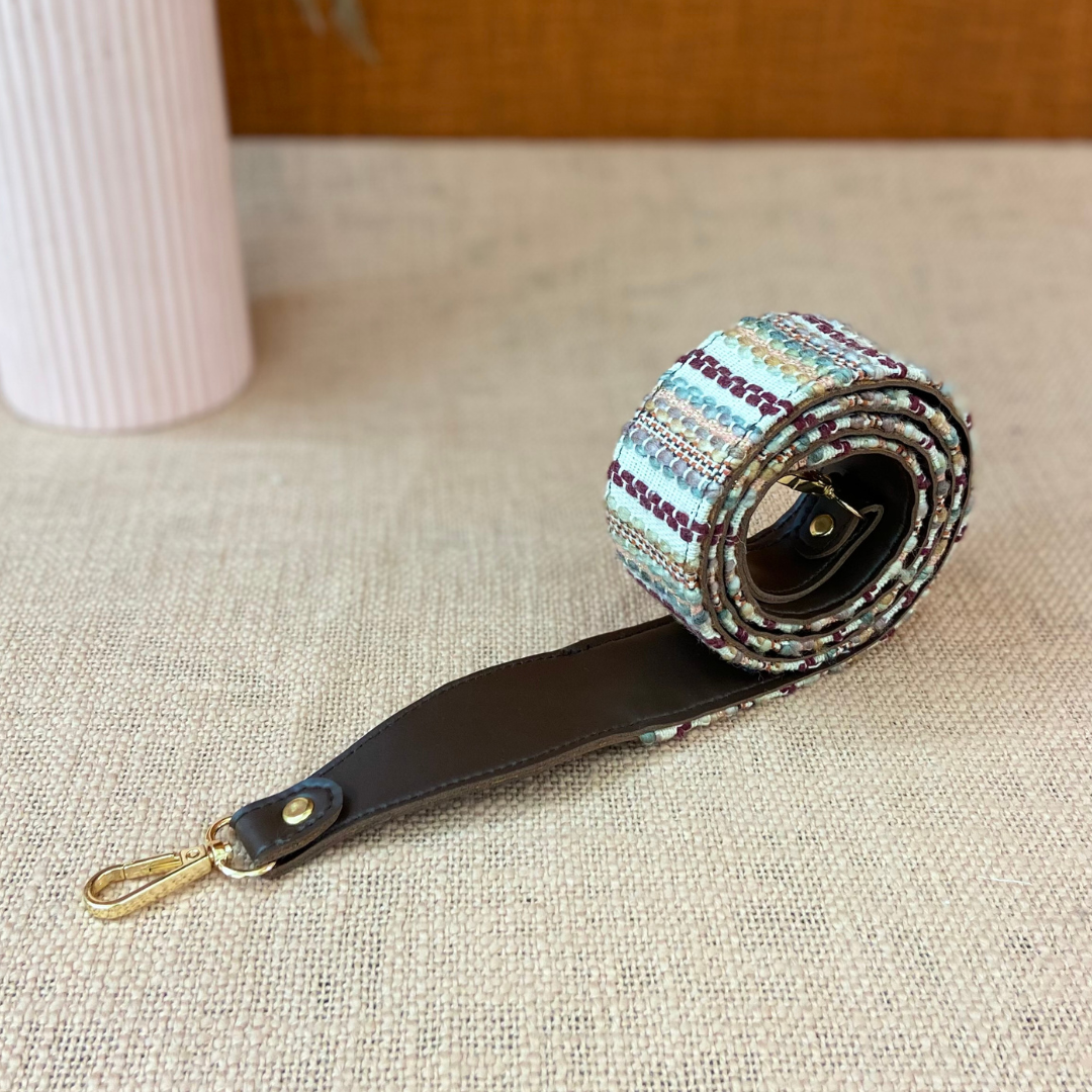 Brown Red Tribal Shoulder Strap