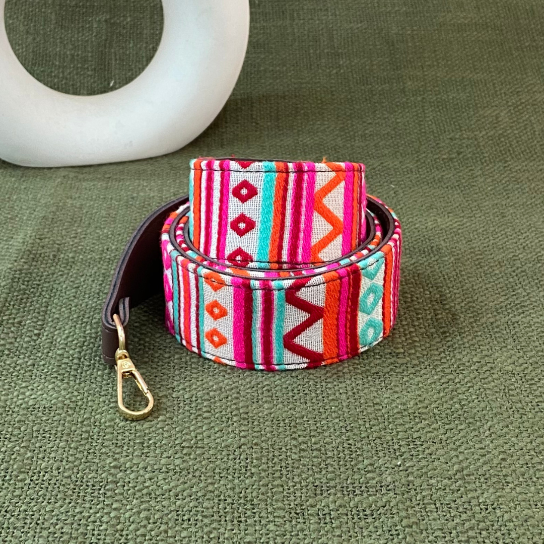 Dark Brown Boho Shoulder Strap