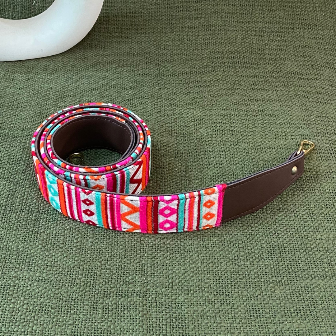 Dark Brown Boho Shoulder Strap