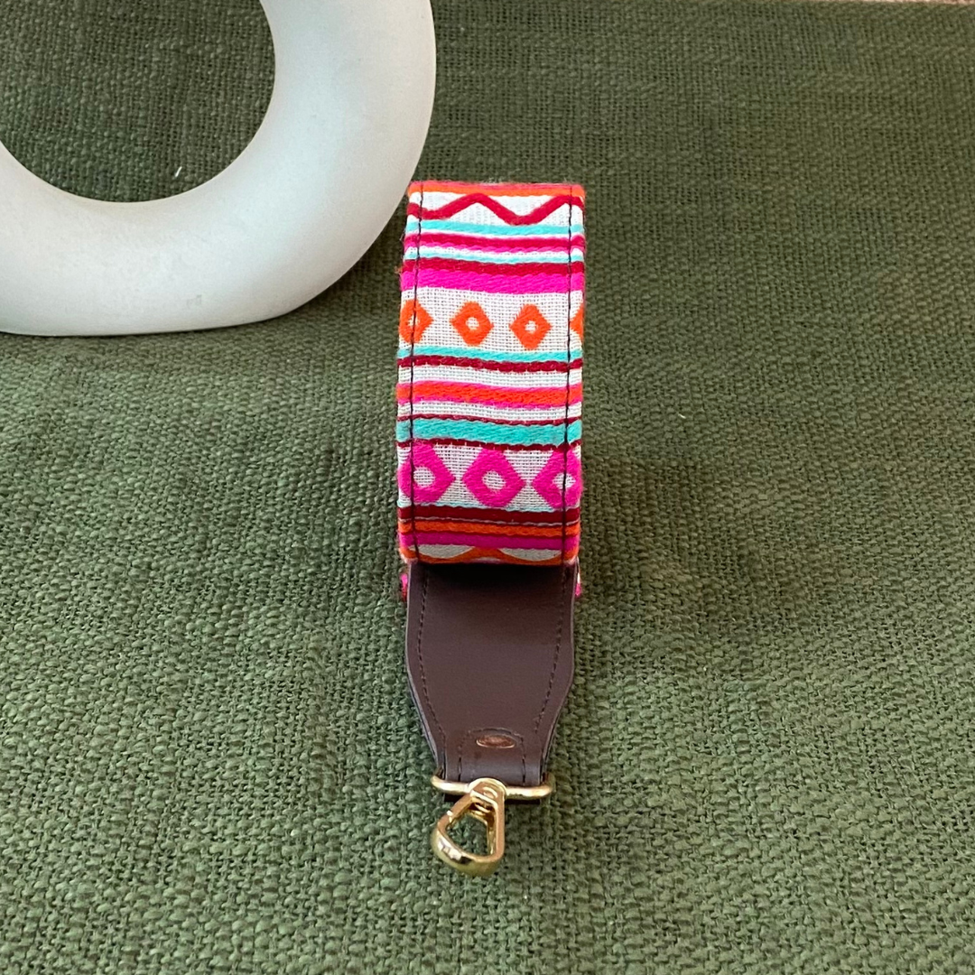 Dark Brown Boho Shoulder Strap