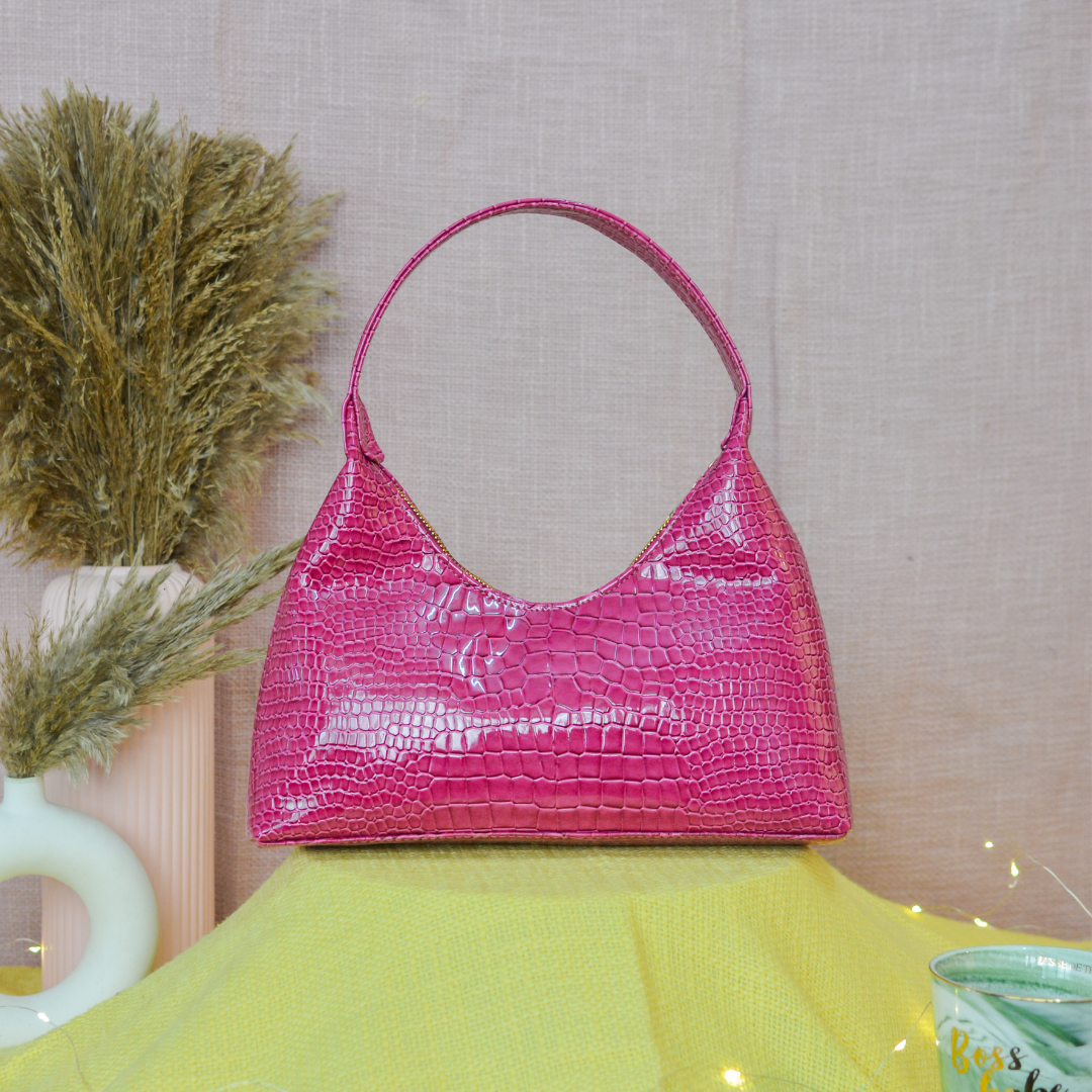 Dark Pink Shoulder Bag