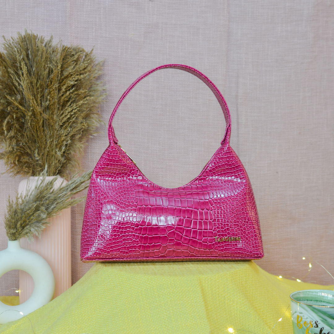 Dark Pink Shoulder Bag