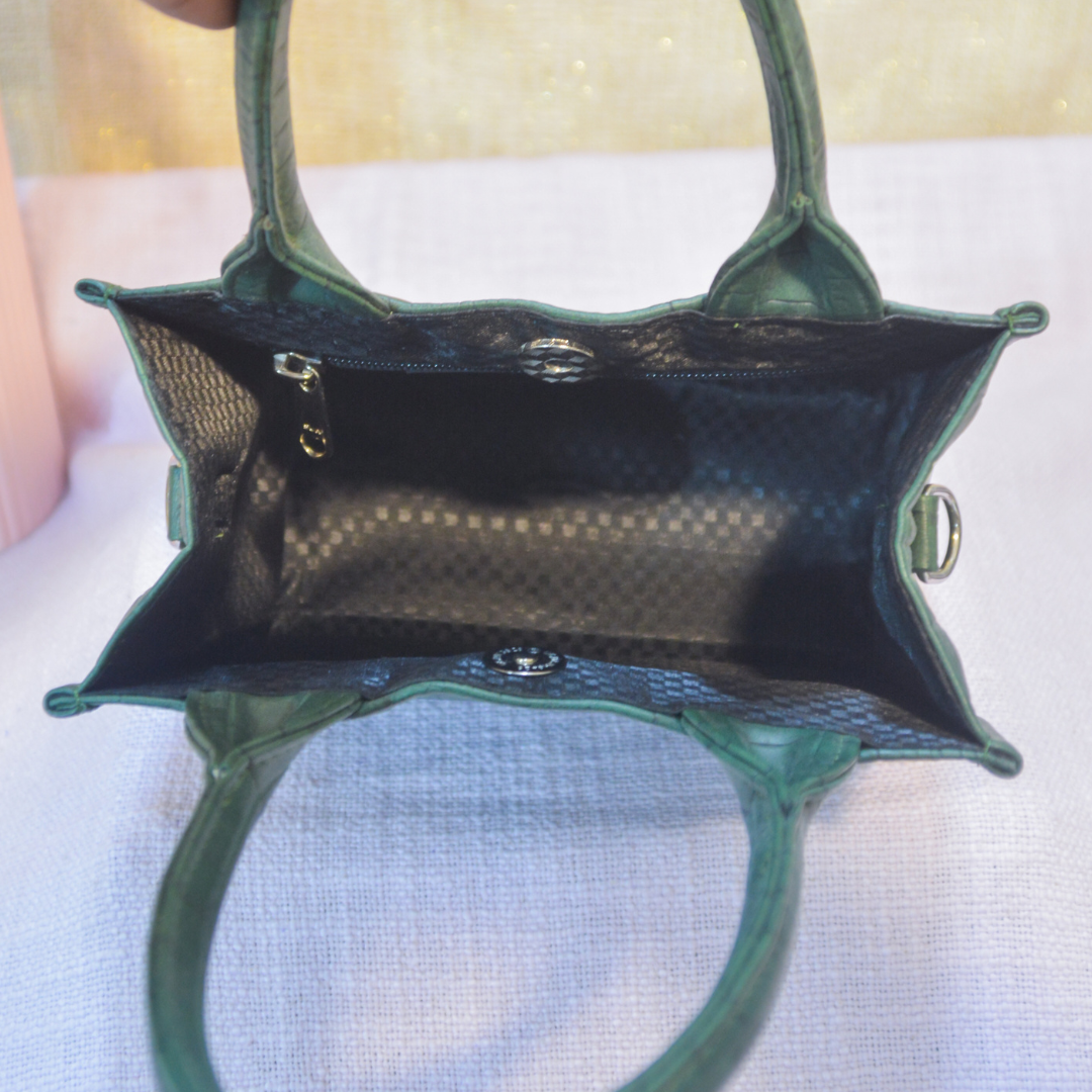 Emmy Green Croc Mini Bag