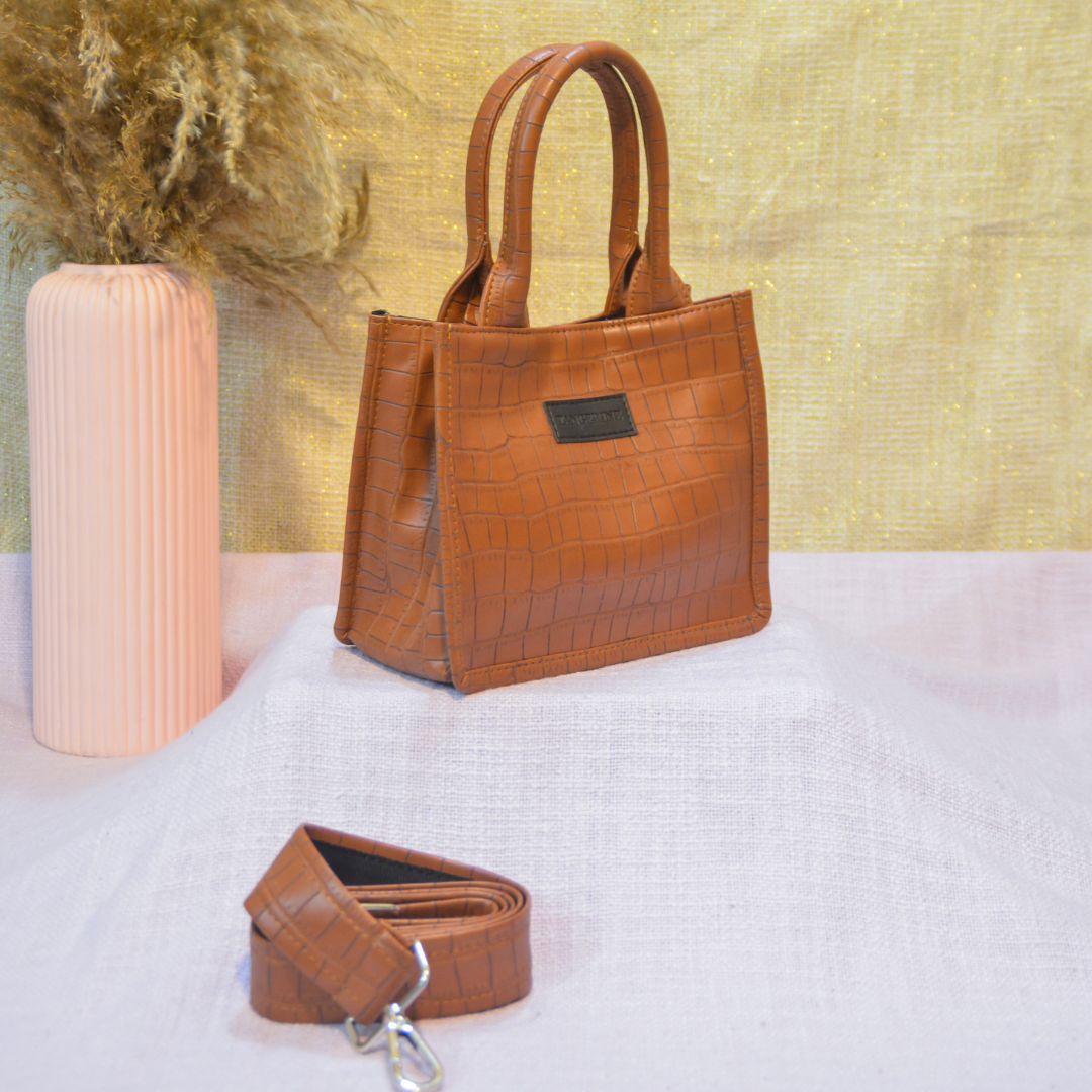 Emmy Tan Croc Mini Bag