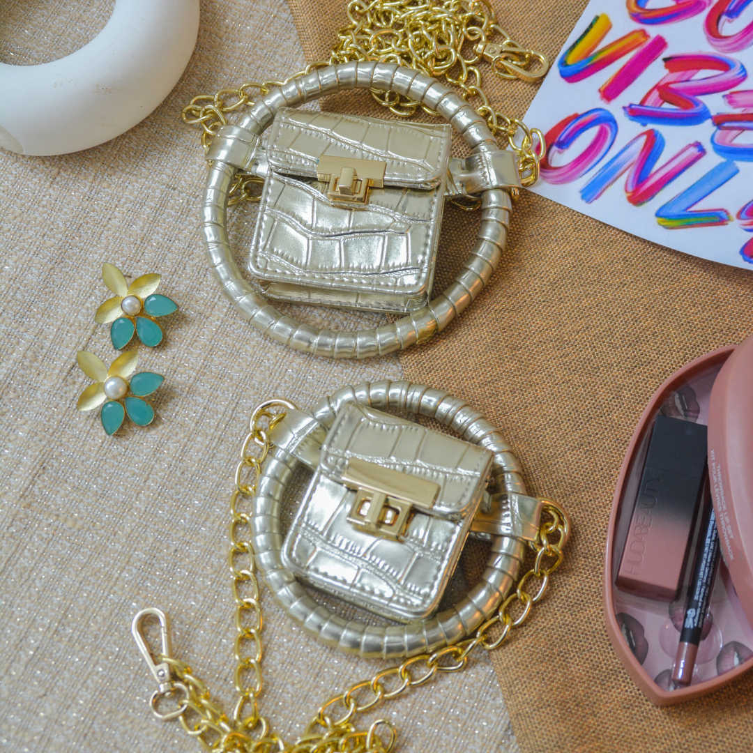 Gold Ring Bag Small & Big Combo