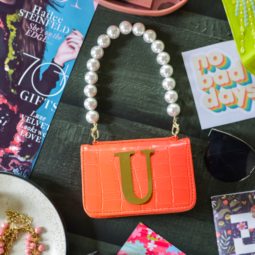 Ombre Orange Monogram Bag