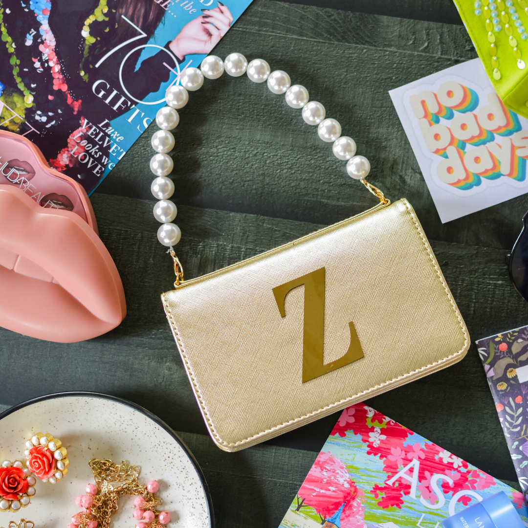 Dark Gold Monogram Bag