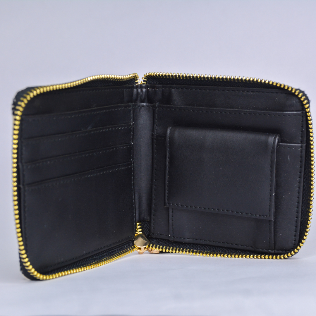 Marron Croc Mini Wallet