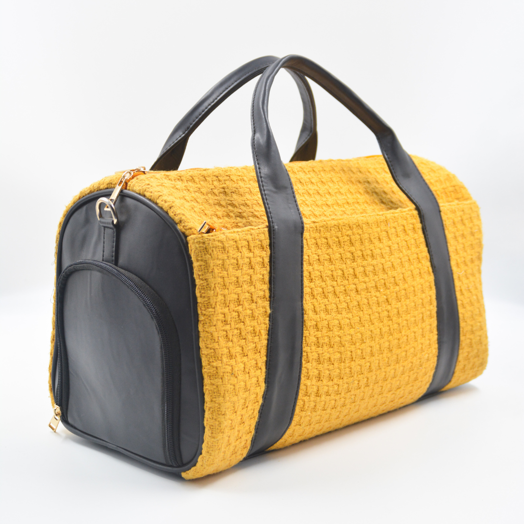 Mustard Yellow Duffle Bag