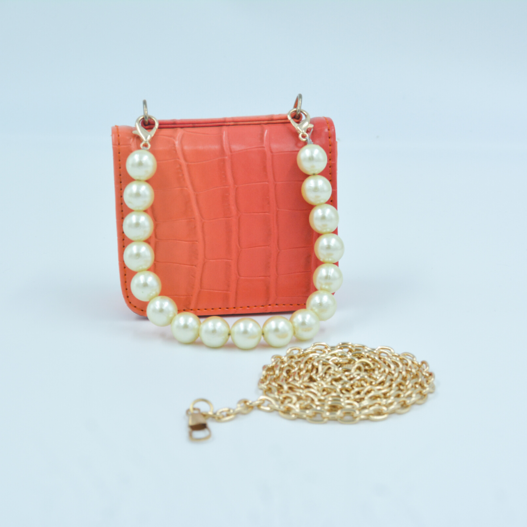 Ombre Orange Monogram Bag